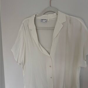 Frank and Oak White Women's Shirt